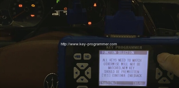 
			How to Program Maserati Remote Key by SKP900 via OBD2		