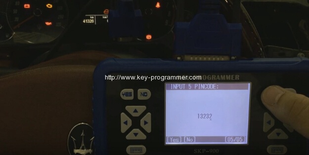 
			How to Program Maserati Remote Key by SKP900 via OBD2		