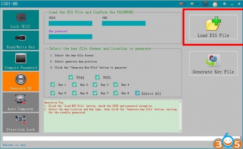 
			How to Program Mercedes A166 All Keys Lost with CGDI MB		