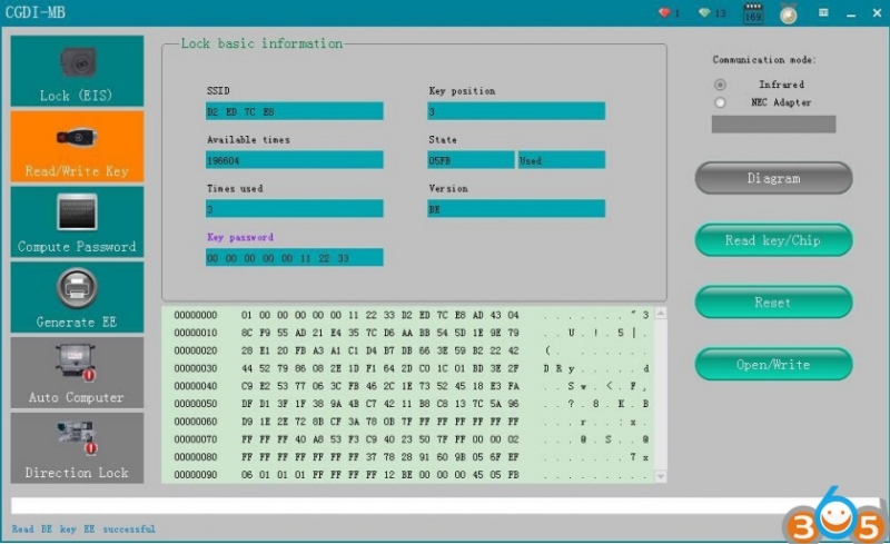 
			How to Program Mercedes A166 All Keys Lost with CGDI MB		