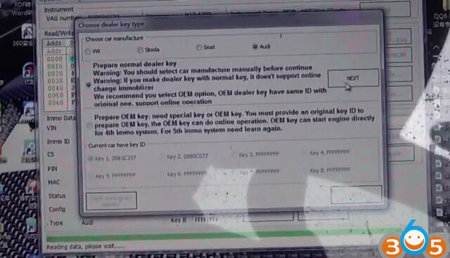 
			How to Program New Key to VW MQB using Xhorse VVDI2		