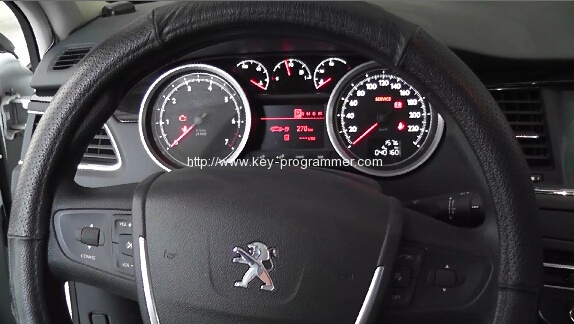 
			How to program Peugeot 508 key with OBDSTAR F108		