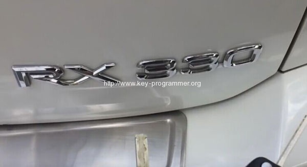 
			How to Program Remote Key for LEXUS RX330 with SKP900		