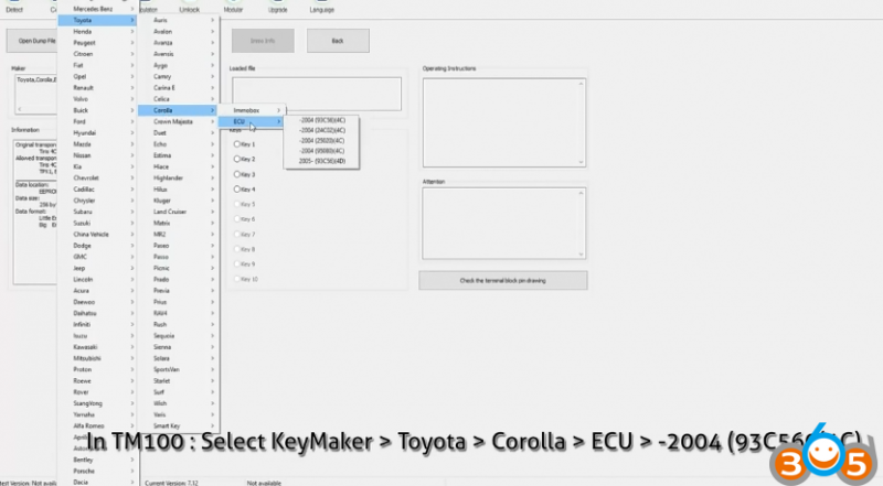 
			How to Program Toyota Corolla Old Model 4C Chip Key via EEPROM		