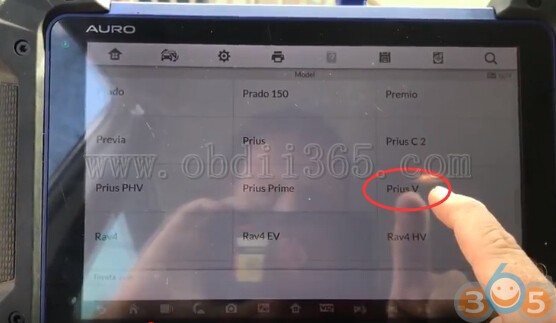 
			How to Program Toyota Pruis V 2012 Proximity Key with Auro OtoSys IM600/IM100		