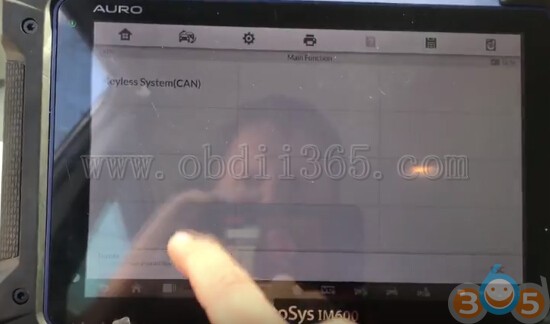 
			How to Program Toyota Pruis V 2012 Proximity Key with Auro OtoSys IM600/IM100		