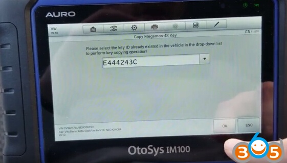 
			How to Program VW Jetta 2014 Key with Auro OtoSys IM100/IM600		