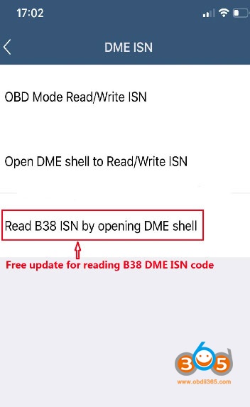 
			How to Read BMW B38 ISN Code with Yanhua Mini ACDP?		