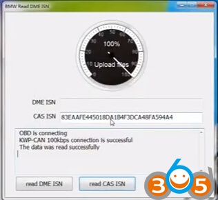 
			How to read BMW CAS3 ISN with CGDI Prog by OBD		