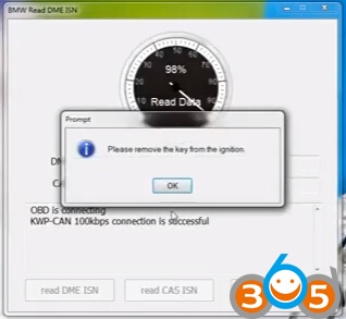 
			How to read BMW CAS3 ISN with CGDI Prog by OBD		