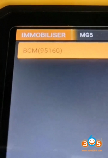 
			How to Read MG350 Pin Code with OBDSTAR X300 DP PLUS		