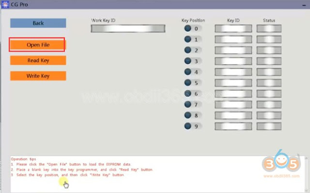 
			How to Read Porsche 1N35H BCM and Write Key with CG Pro 9S12?		