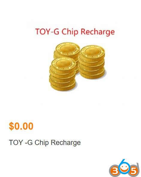 
			How to recharge CN900 Mini Toyota G chip tokens		