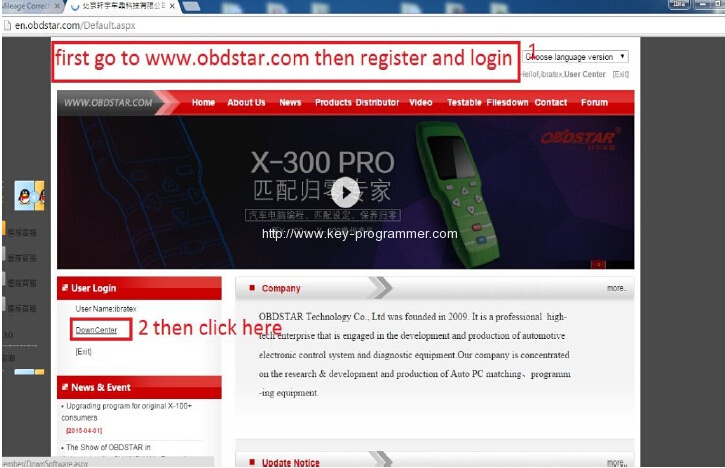 
			How to Register and Update OBDSTAR Tools		