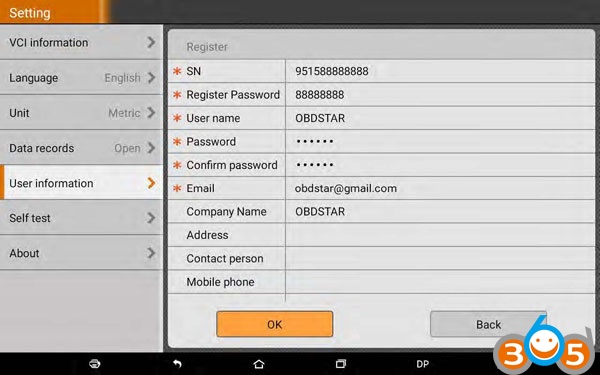 
			How to Register OBDSTAR X300 DP Plus Tablet		