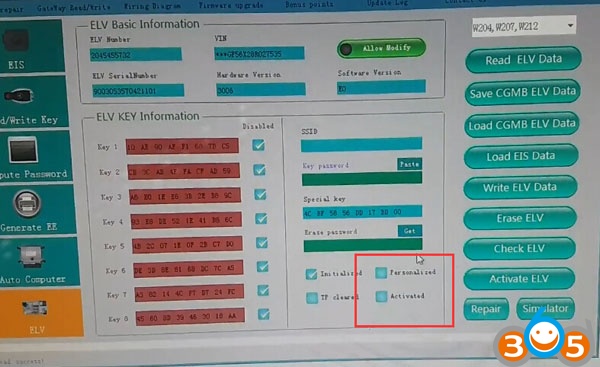 
			How to Renew Benz W204 used ELV with CGDI MB		