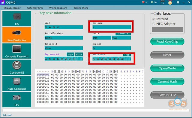 
			How to Repair Mercedes W211 Rolling Code with CGDI MB?		