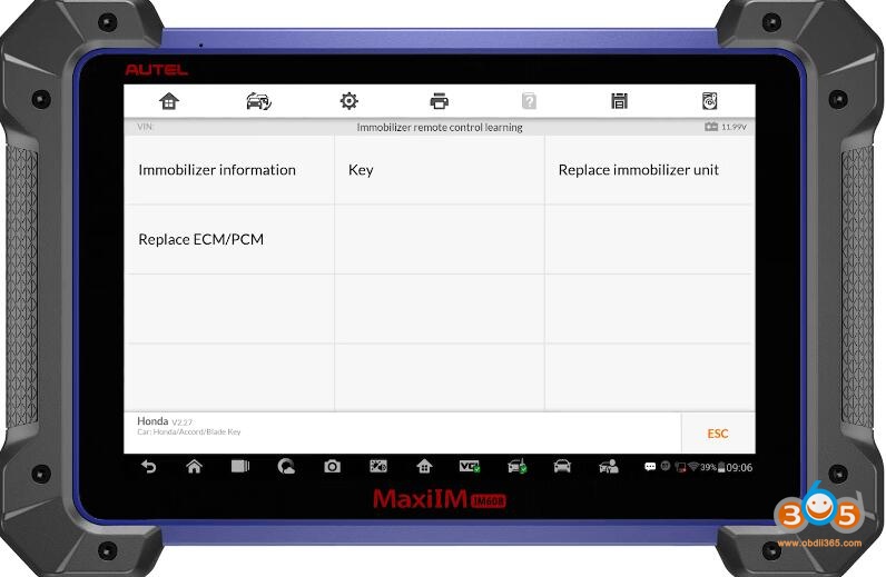 
			How to Reset Honda Accord 2010 Key with Autel IM608?		