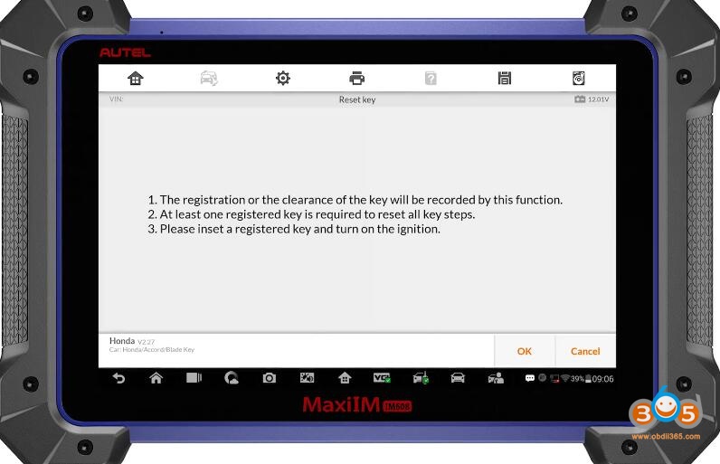 
			How to Reset Honda Accord 2010 Key with Autel IM608?		