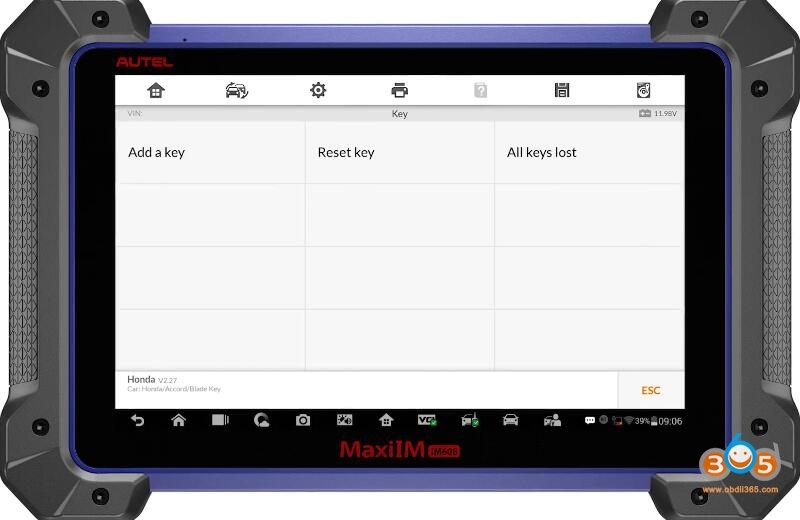 
			How to Reset Honda Accord 2010 Key with Autel IM608?		