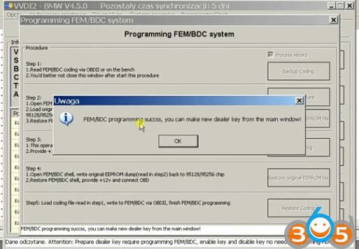 
			How to Reset KM in BMW FEM BDC Module with VVDI2		