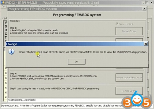 
			How to Reset KM in BMW FEM BDC Module with VVDI2		