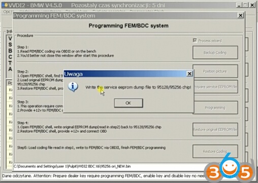 
			How to Reset KM in BMW FEM BDC Module with VVDI2		