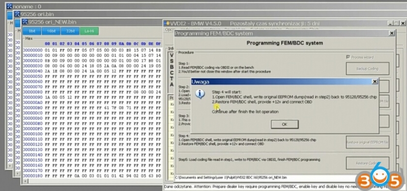 
			How to Reset KM in BMW FEM BDC Module with VVDI2		