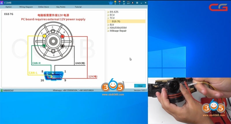 
			How to Reset Mercedes Benz 7G TCU with CGDI MB?		