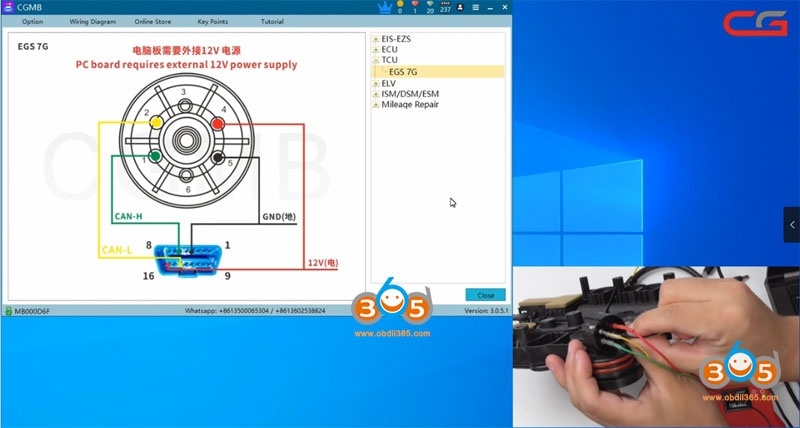 
			How to Reset Mercedes Benz 7G TCU with CGDI MB?		