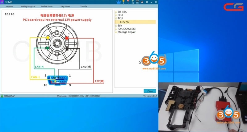 
			How to Reset Mercedes Benz 7G TCU with CGDI MB?		