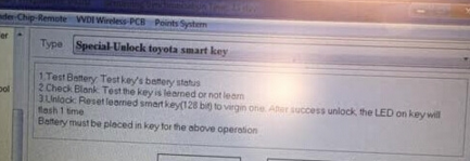 
			How to unlock Toyota Smart Key using VVDI2 vvdi key tool		