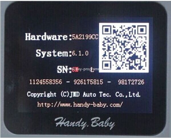 
			How to update Handy Baby Car Key Copy to V6.1.0		