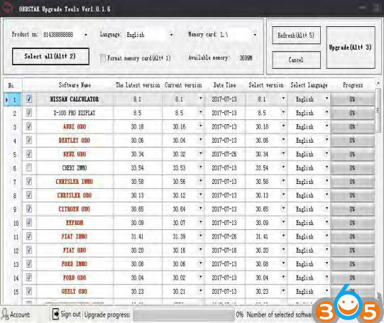 
			How to Update OBDSTAR H100 H110 H108 H-series Key Programmer		