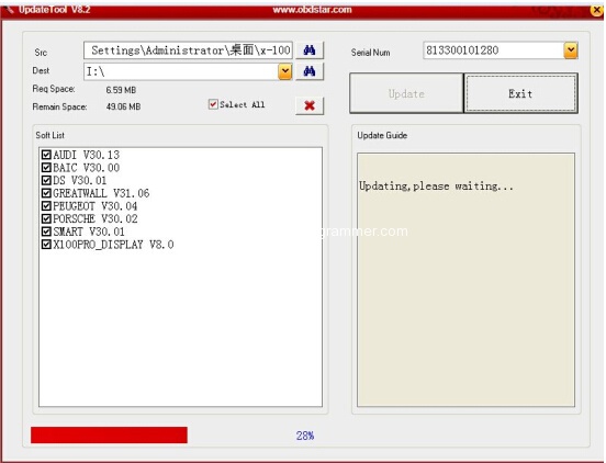 
			How to Update OBDSTAR X100 Pro key programmer		