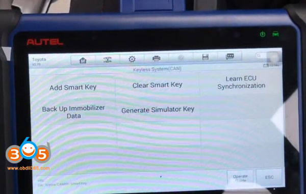 
			How to use Autel APB112 Simulator to Generate Toyota Smart key?		