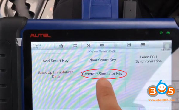 
			How to use Autel APB112 Simulator to Generate Toyota Smart key?		