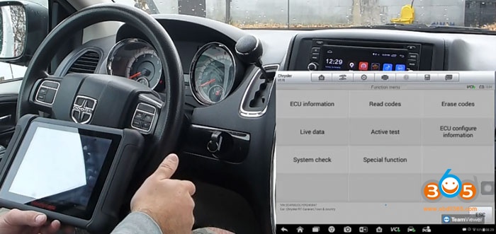 
			How to use Autel MaxiSys to Program 2012 Dodge Caravan FOBIK Key		