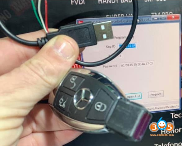 
			How to use Benz FBS3 BGA Keyless Go Smart Key?		