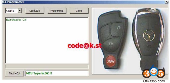 
			How to use Benz MB IR NEC Key Programmer		