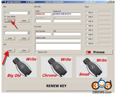 
			How to use Benz MB IR NEC Key Programmer		