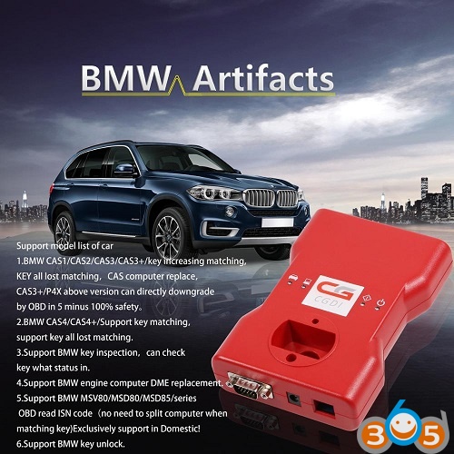
			How to Use CGDI Prog Key Programmer to read BMW MSV80?		