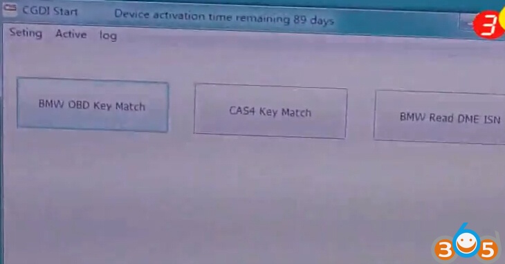 
			How to use CGDI Prog to Program BMW CAS3+ Key by OBD		
