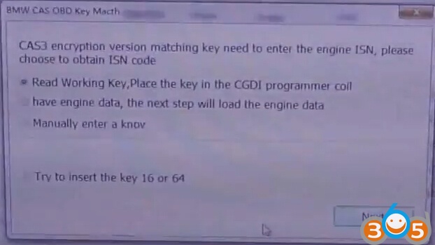 
			How to use CGDI Prog to Program BMW CAS3+ Key by OBD		