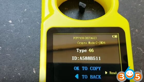 
			How to use Handy Baby to copy Honda CBR600 ID46 PCF7936 key chip?		
