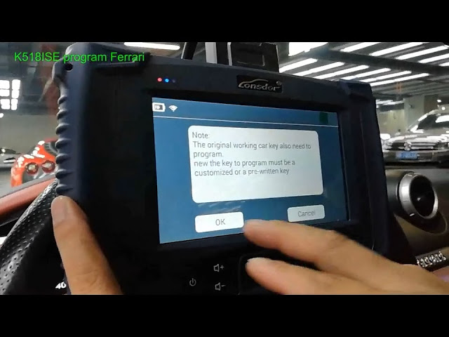 
			How to use Lonsdor K518ISE to Program Ferrari 458 Remote by OBD		