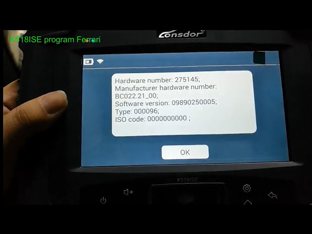 
			How to use Lonsdor K518ISE to Program Ferrari 458 Remote by OBD		