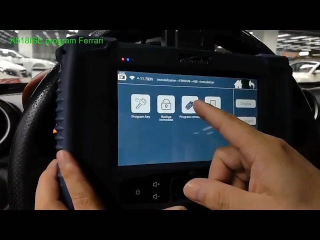 
			How to use Lonsdor K518ISE to Program Ferrari 458 Remote by OBD		