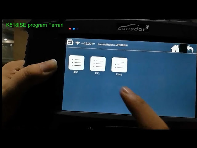 
			How to use Lonsdor K518ISE to Program Ferrari 458 Remote by OBD		