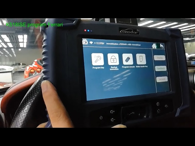 
			How to use Lonsdor K518ISE to Program Ferrari 458 Remote by OBD		